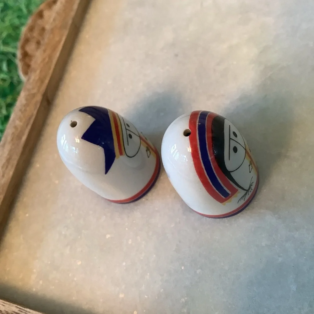 Vintage Nordic Arabia Sapmi salt and pepper shaker set, EUC